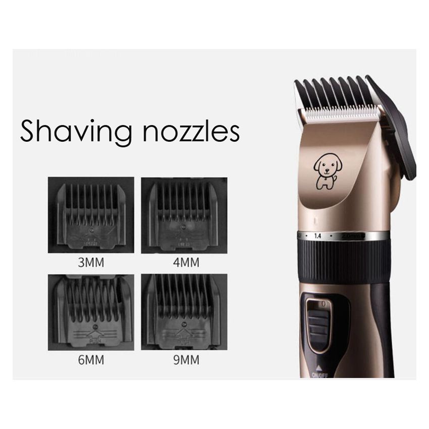 Powerful Haircutting Machine Kit Set for Dog Cat Hairdressing Grooming Shear Cutter Comb File Scissor Profesional Pet Removes Long Short Hair Clipper
