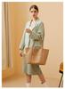2026 New Genuine Leather Women's Bag Business Tote Bag Summer Handbag Cowhide Bag Commuter Shoulder Bag Women's Large Capacity