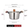 Lilang 304 Stainless Steel Double-Handle Soup Pot