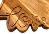 Organic Acacia Wooden Cutting Board and Serving Platter for Cheese Snacks Vegetables Fruit & Salad