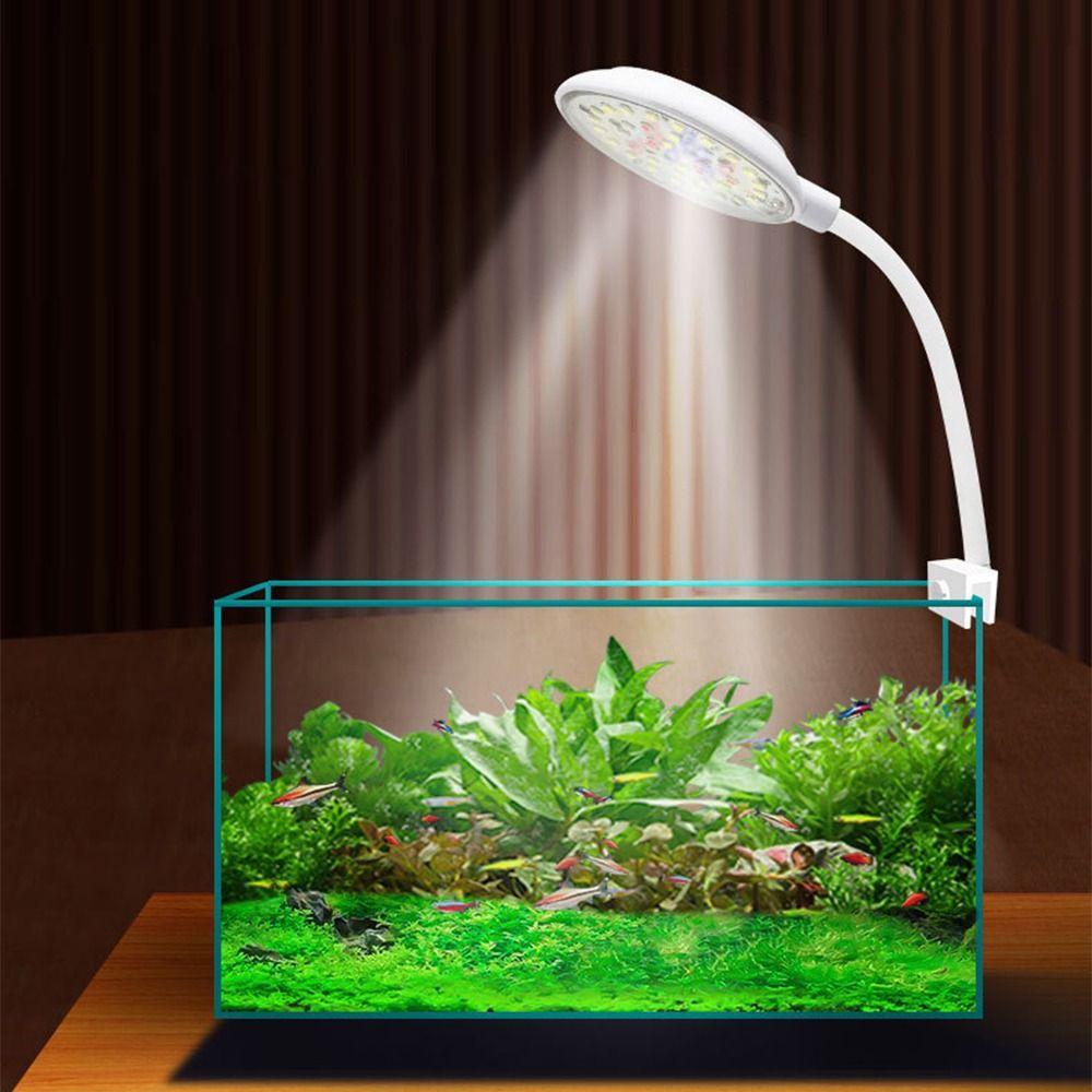 5/7W Clip on Aquarium Light 360-degree Aquarium Plant Light Durable LED Aquarium Light Aquarium