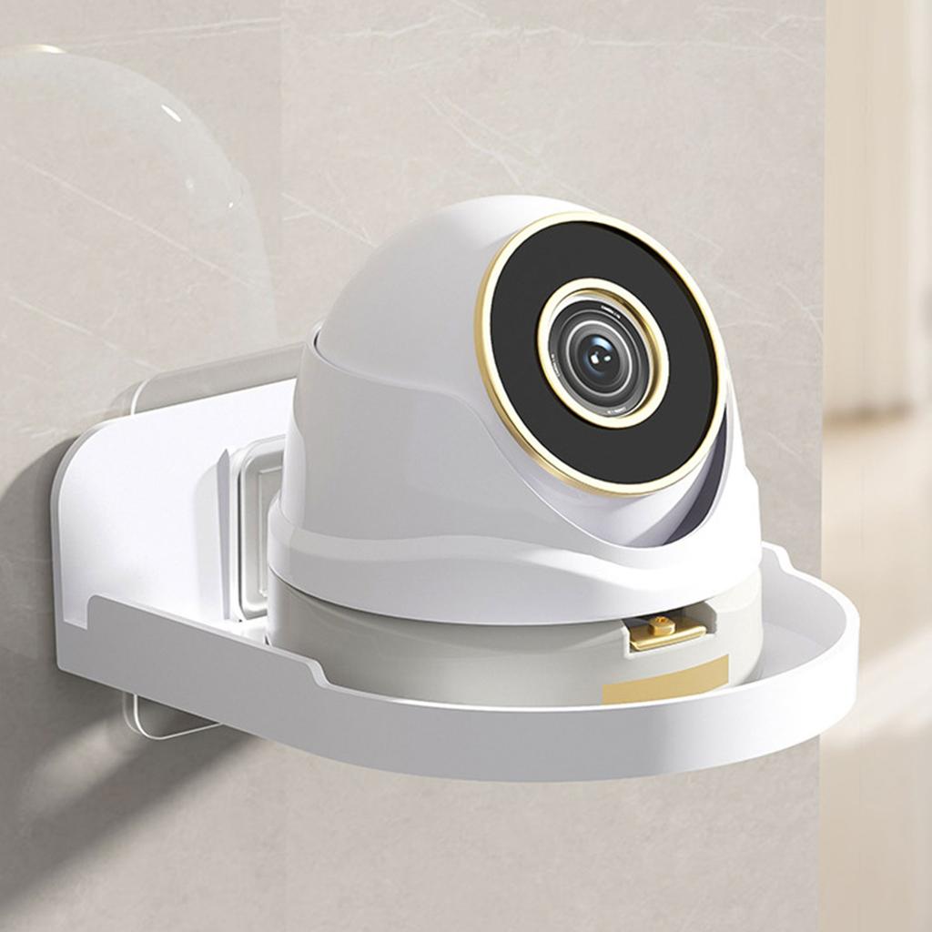 Adhesive Wall Mount Camera Stand No Drilling Camera Bracket Holder Indoor Outdoor Security Camera Self for Home Office