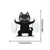 Cat Whisker Collector Double Vase Magnet Animal Shape Cute Magnetic Mini Vase Fridge Decoration for Kitchen Refrigerator Storage