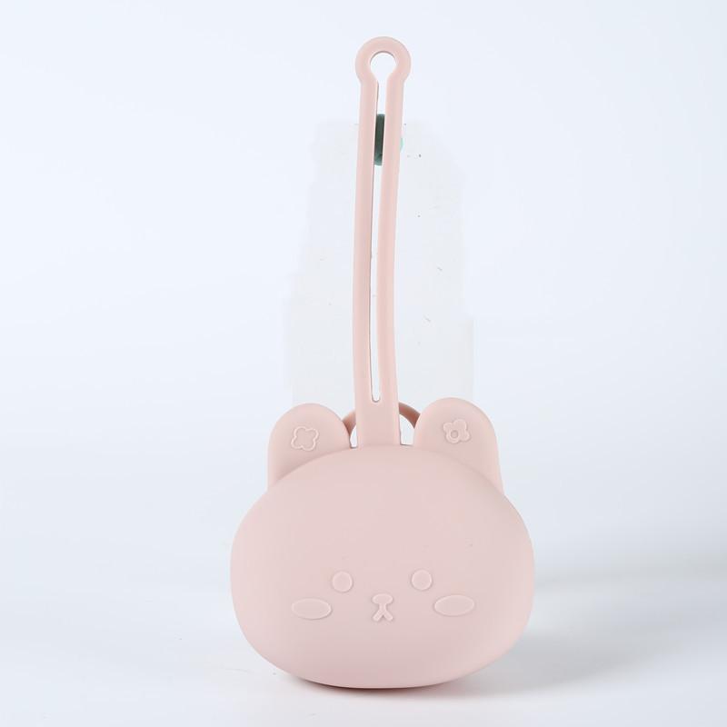 Pacifier Storage CasePortable Baby Pacifier Storage CaseSilicone Storage CasePacifier Drop-proof Case with Lanyard