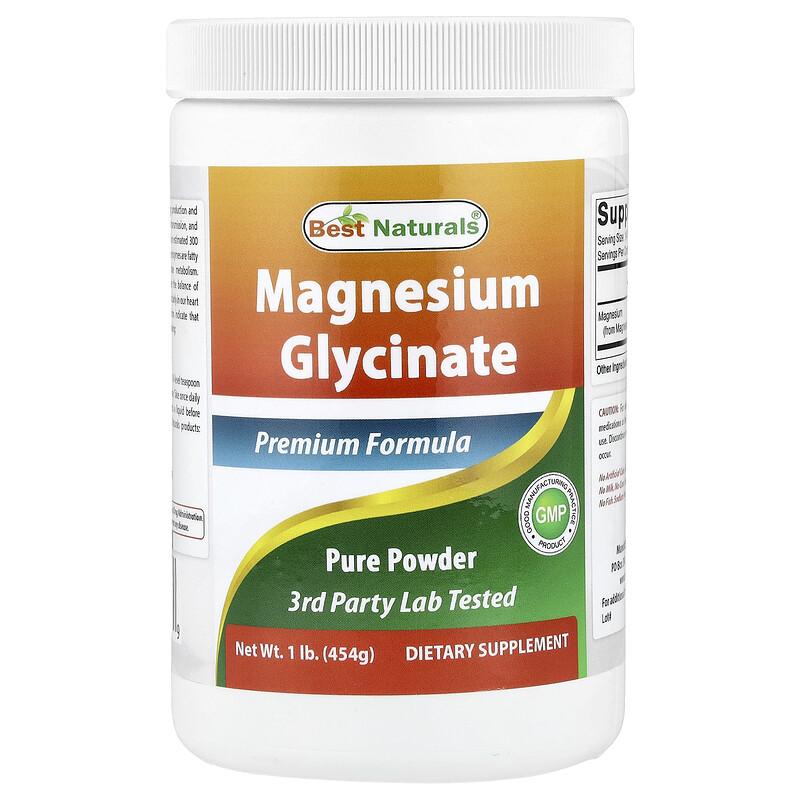 Magnesium Glycinate Powder, 1 lb (454 g)
