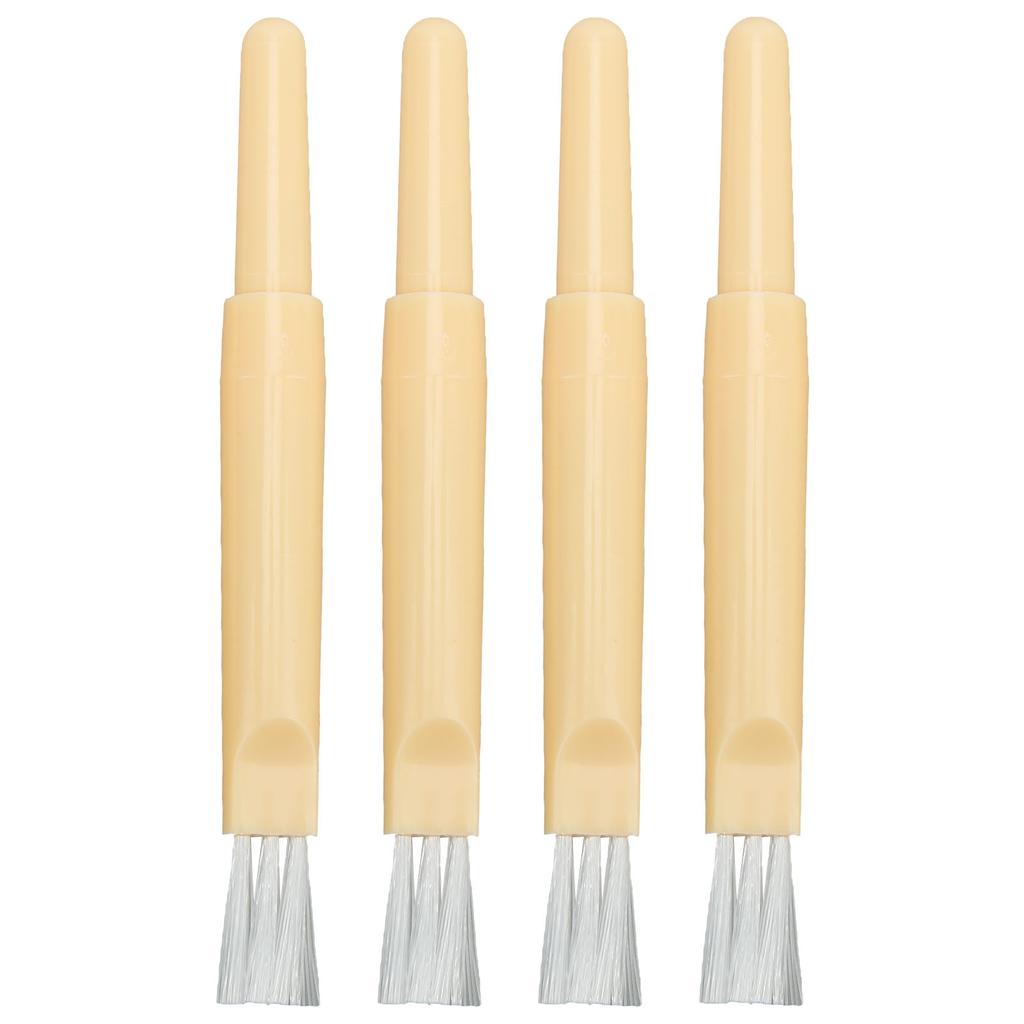 4pcs Stitch Remover Plastic Material Upper Brush Design Manual Dedicated Easy Removing Portable