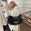 Simple Girls Crossbody Bag Half-Moon Ladies Messenger Bag Korean Style Small Shoulder Bag  Gifts