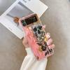 Vintage Gothic Night Flower Skull Head Print Phone Case for Samsung Galaxy Z Flip 7 Flip6 5 4 3 Folding Cover for Z Flip7 Flip5
