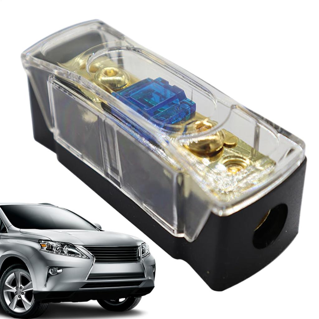 Car Audio Fuse Box - Small Distribution Block | Subwoofer Retrofit Accessories for Trucks, Minivans, Sedans, RVs