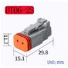 DT Series 2-12 Pin Waterproof Auto Connector (Deutsch Type) with Crimped Terminals