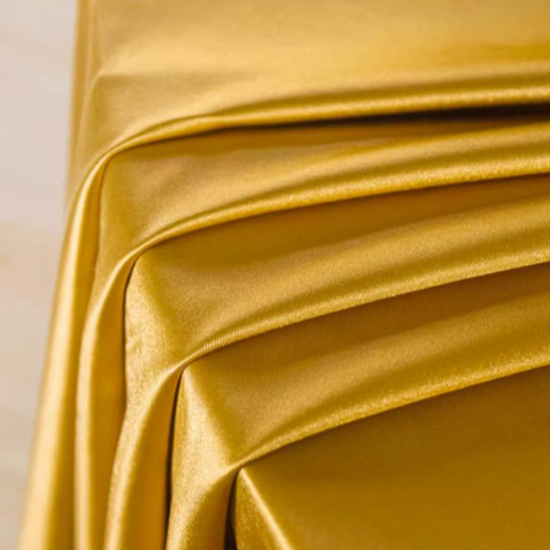 Чистый цвет современная минималистская атласная скатерть утолщенная многоцветная — фото 6