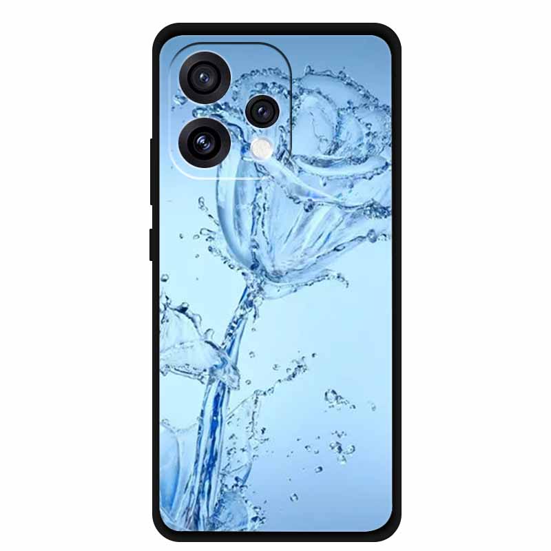 

Для Oppo Reno 15 15c Чохол Свіжа Квітка М який Силікон ТПУ Чохли для Телефону для Reno15 Reno15C Ударостійкий Крутий Вовк Тварини Захисний For Reno 15 Global