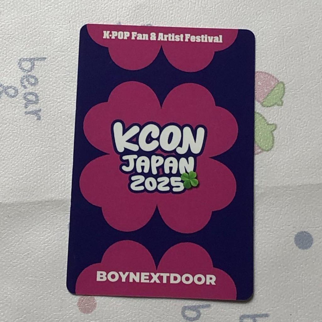 [USED] BOYNEXTDOOR KCON 2025 JAPAN Liu Trading Card