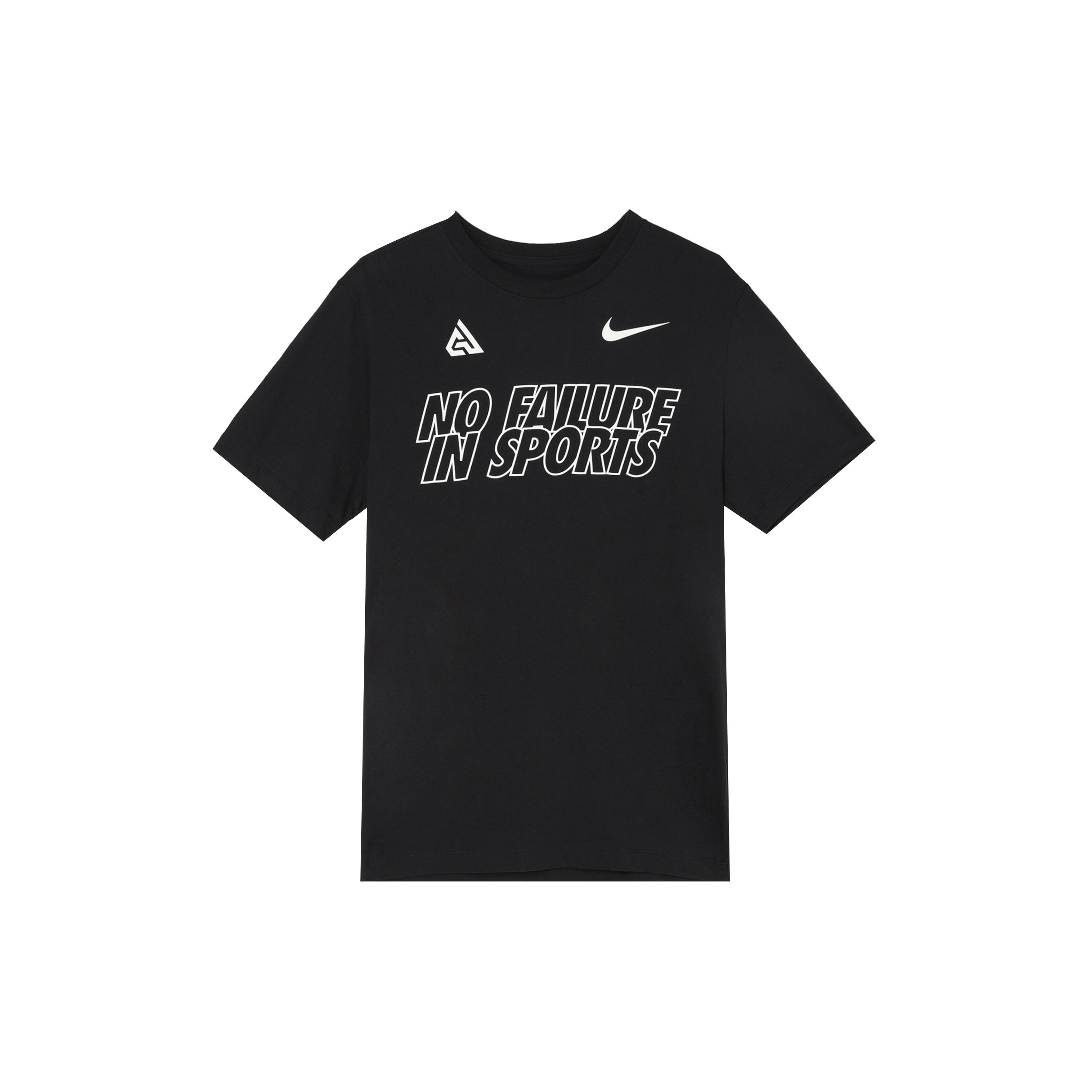 

Nike Мужская баскетбольная футболка с круглым вырезом и графическим принтом, черные HF5469-010 M