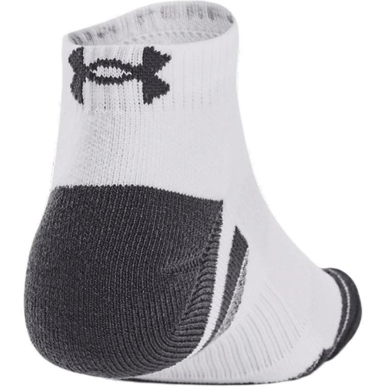 Under Armour Performance Tech Ankle Socks Unisex 3 Pack White 1379504-100