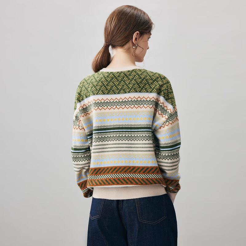 Komom Boca 2025 Fair Isle Cashmere Knit Sweater