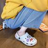 Hole shoes women's non-slip year new lazy beach bag head semi-cool slippers women's summer wear