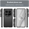 For Xiaomi 15 Ultra Case Protective Phone Cover Carbon Fiber Texture Brushed