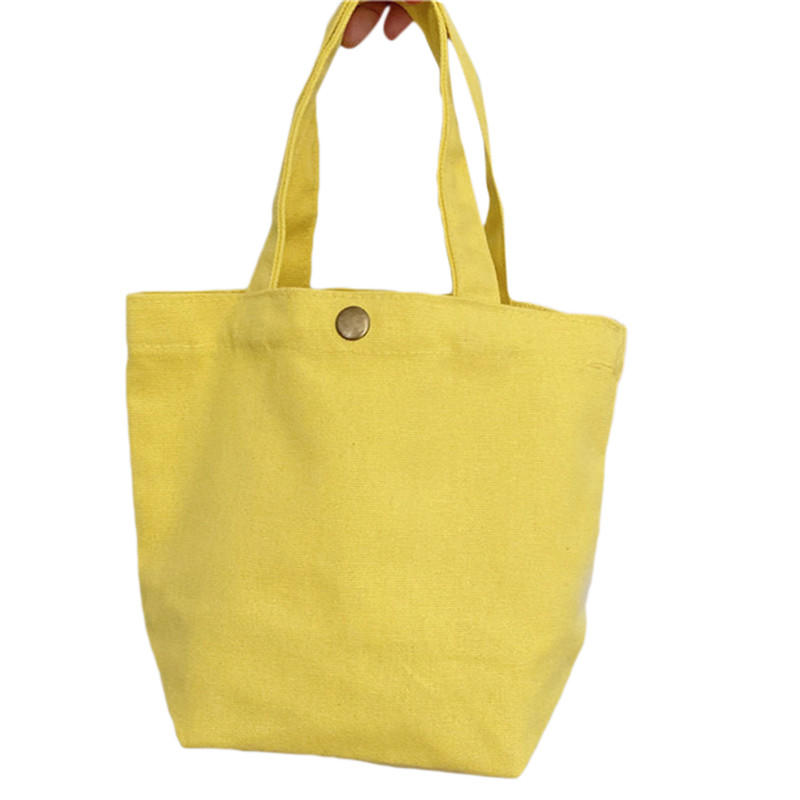 Women'S Fashion Solid Color Mini Handbags Women'S Canvas Tote Ladies Casual Bag Girl Student Cloth Bags