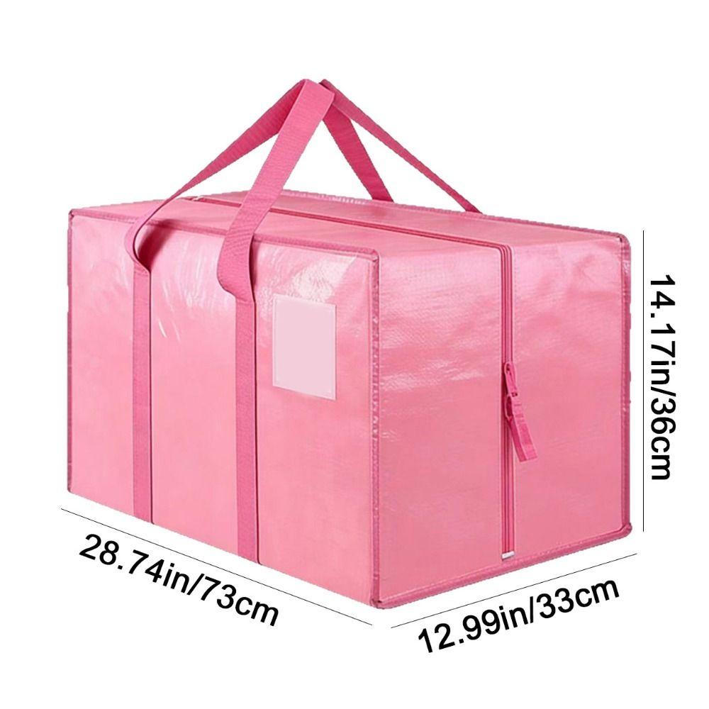 Reinforced Handles Moving Package Bag Extra Large Waterproof Clothes Quilt Storage Bag Dust-proof Folding Luggage Packing Bag