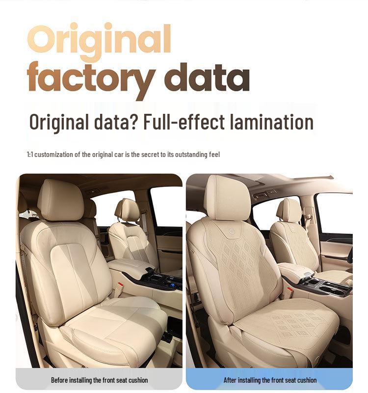 2024 Toyota Sienna Luxury 2.5L Hybrid AWD Suede Seat Cover for 7-Seater