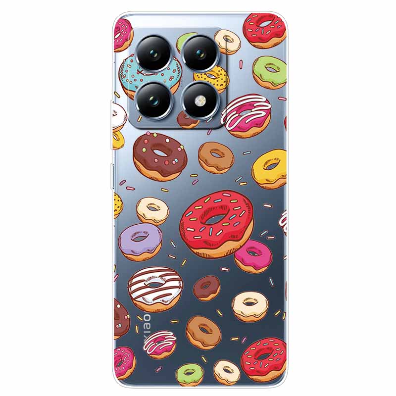 For Xiaomi 14T Case Transparent Cute Soft Silicone TPU Coque for Xiaomi 14t Pro Phone Cover Clear Capa Mi14T 14 t 14tPro Shells