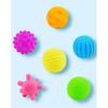 6Pcs Textured Multi Ball Set Develop Tactile Senses Toy Baby Touch Hand Ball Toys Training Ball Massage Soft Balls Kids Gifts