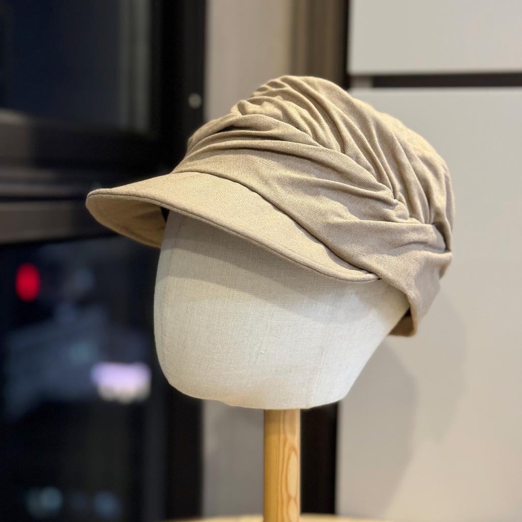 New niche design pleated newsboy hat children's spring dark equestrian hat flat top octagonal hat cap