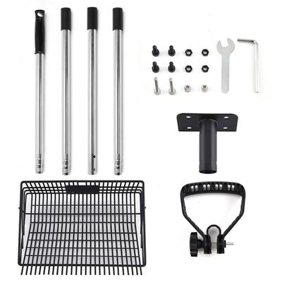 4 Section Long Handle Chicken Poop Scooper Poops Scoops With Rakes Design For Poultry Coops Cleaning And Pet Waste Removal