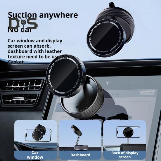 Magnetischer Autotelefonhalter für MagSafe 360 Grad Rotation Autohalterung N52 Magnetischer Ringtelefonständer für iPhone