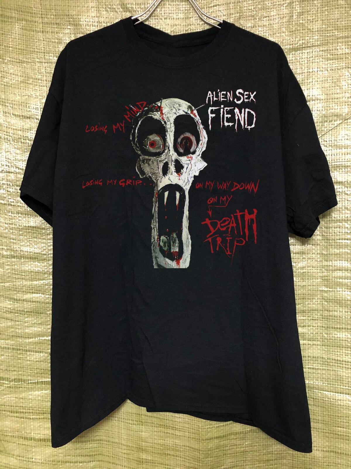 Alien Sex Fiend Music For Lovers Black T-Shirt Cotton S-5XL L