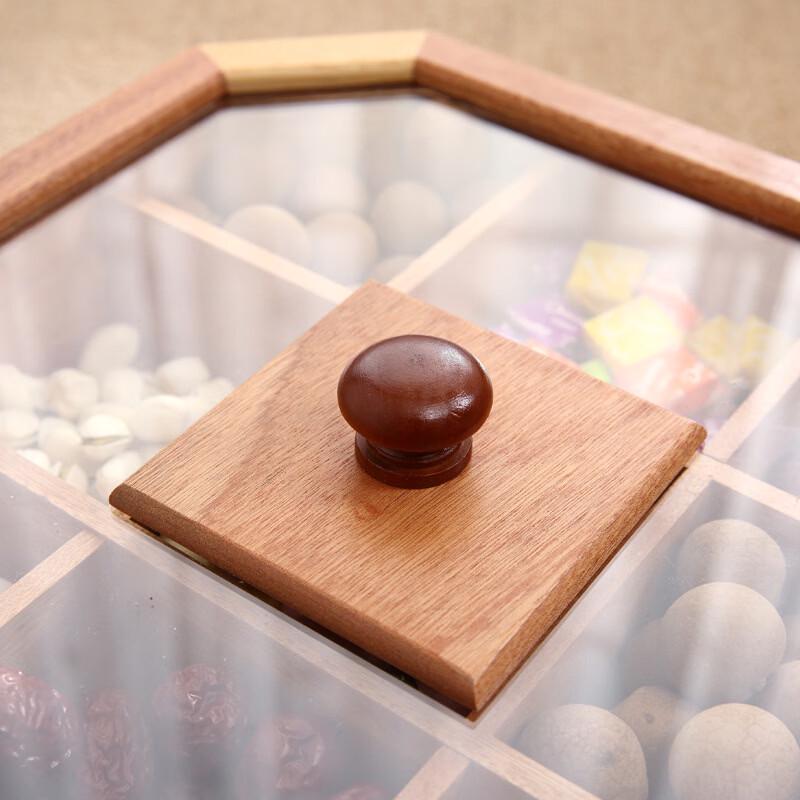 Wooden Chinese Style Divided Dried Fruit Box