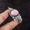 Rhodochrosite Pendant Genuine Gemstone Jewelry 925 Sterling Silver Pendant Handmade Boho Jewelry Beautiful Dragonfly Pendant Gift For Mother