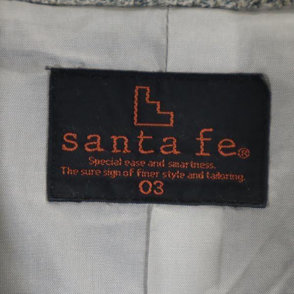 unused santa fe made in Japan Back logo embroidery Jacket 3 Gray Men's Used