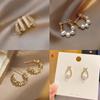 Versatile Bow Girl Earrings with Elegant Geometric Shapes, Personalized and Trendy Earrings for Women