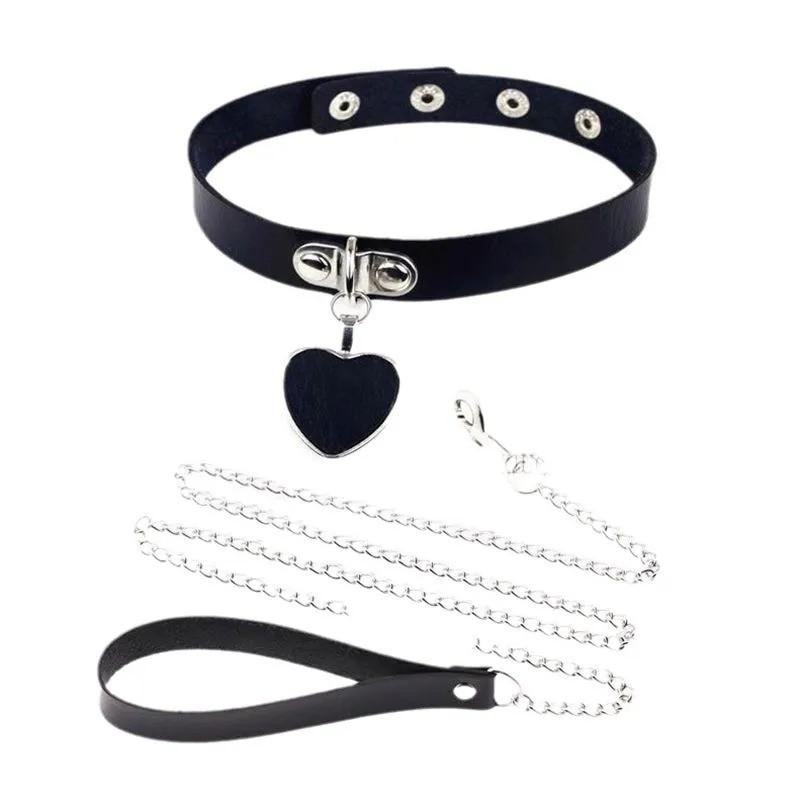 Sexy Accessories Love Collar With Leash Chain
