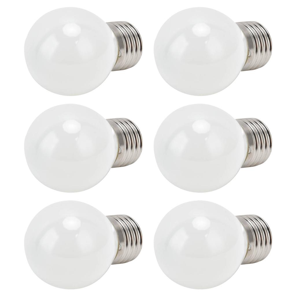 6Pcs Antique LED Light Bulb 4W Vintage G45 E27 Filament Bulb for Chandeliers White Light 360LM 220V