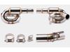 QJ Chase 600 Race - Revolving Mid-Section Exhaust Pipe, Tail Section Mod for Direct Installation