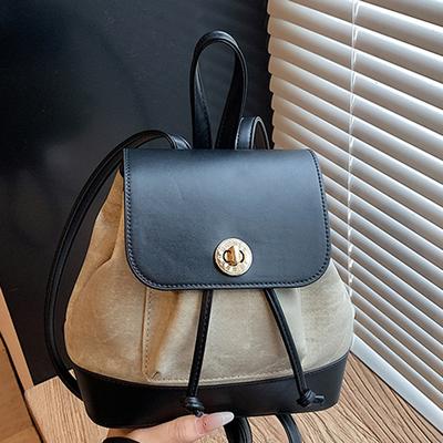 Ein Nischen- und stilvoller Rucksack Eine Damen-Hand-Eimertasche Ein lässiger Rucksack mit einem hohen Erscheinungsbild