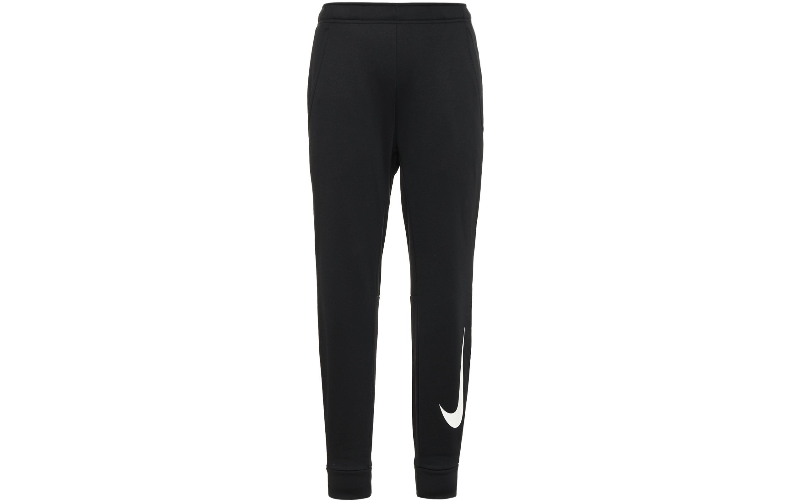 Nike Therma Tapered Swoosh Fleece Lined Training Long Knitted Sweatpants Men s Black 932258-010 XXL
