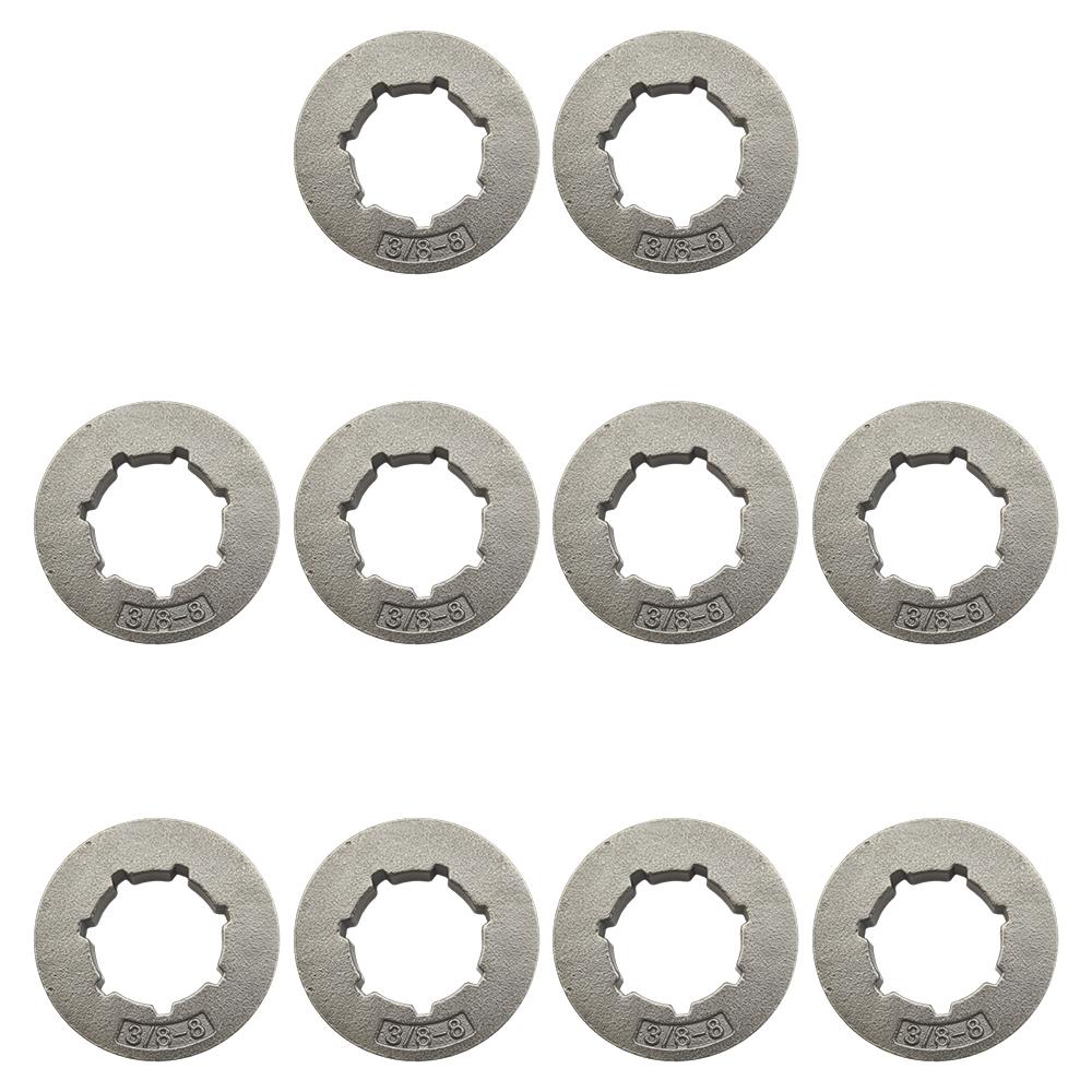 10pcs Sprocket Rim For Husqvarna 162 181 266 268 272 281 288 362 365 371 372 Chainsaw 3/8 Pitch 8 Teeth Standard Spline 22mm