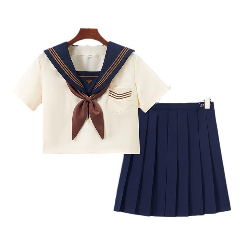 Huang Sanben Tea Feather Zhong JK Uniform - Sailor Suit, School Supply, Skirt (Genuine)