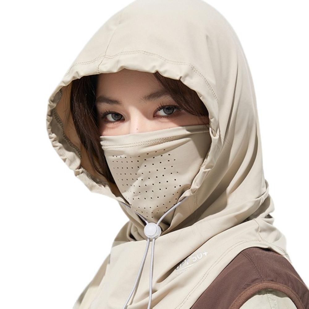 Adjustable Anti-UV Balaclava Hat Dual Use Sunscreen Full Face Cover  Sports