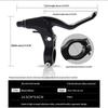 1Pairs Aluminum Alloy Bicycle Brake Handle Fit 22.2Mm Handlebars Ultralight Cycling Brake Levers V-Brake Universal