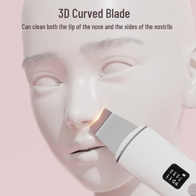 Ultrasonic Facial Cleanser & Blackhead Remover with EMS Ion Technology