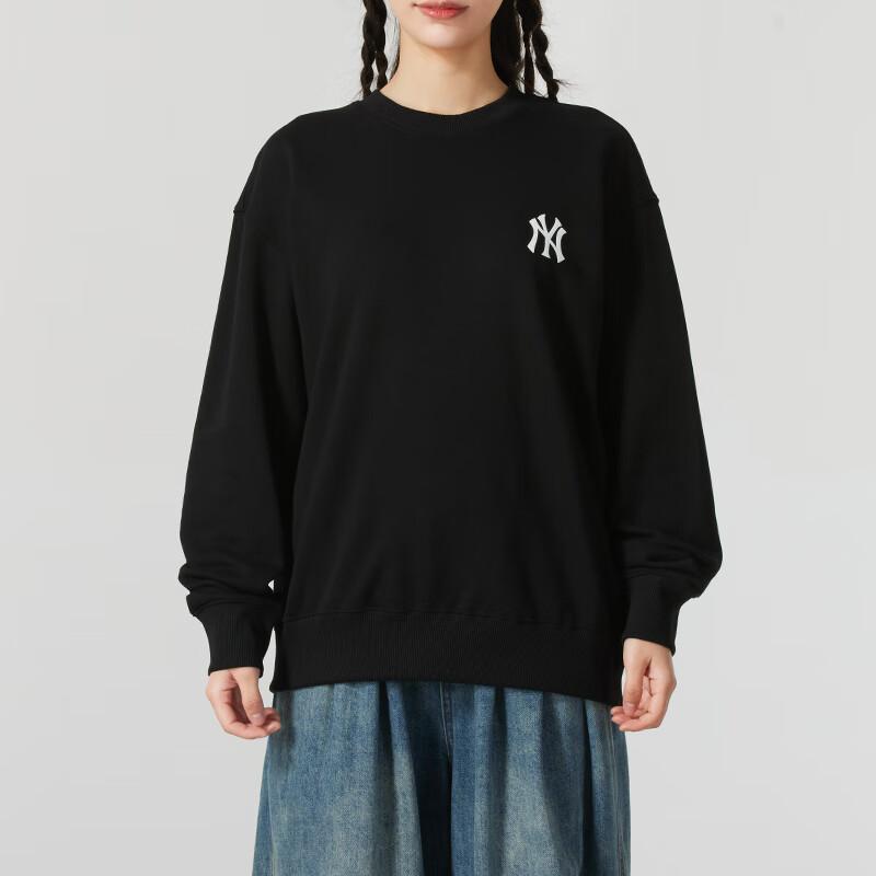 New MLB New York Yankees Sweatshirt Unisex Black 3AMTB0651-50BKS