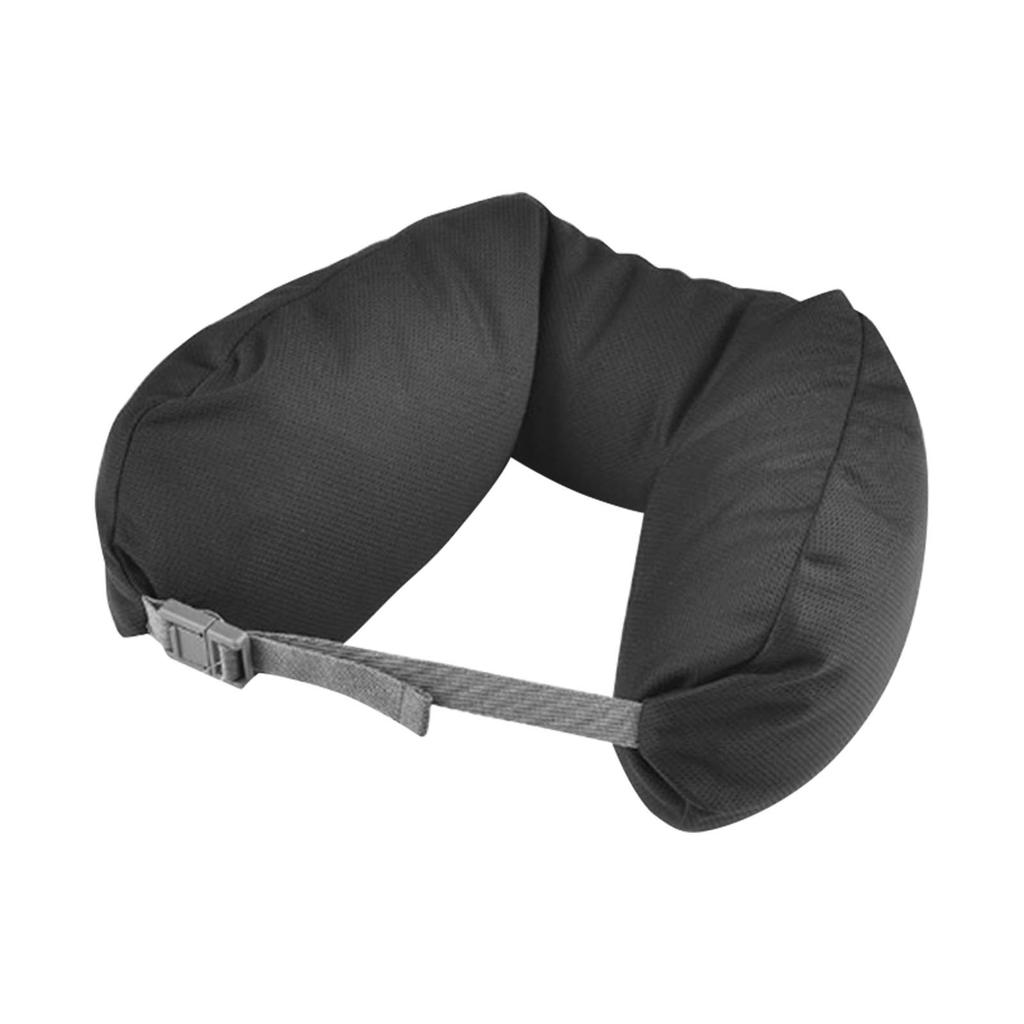 Nackenkissen Tragbar Bequem U-förmiges Nackenkissen zum Schlafen Ausruhen Flugzeug Auto Heimgebrauch Schwarz