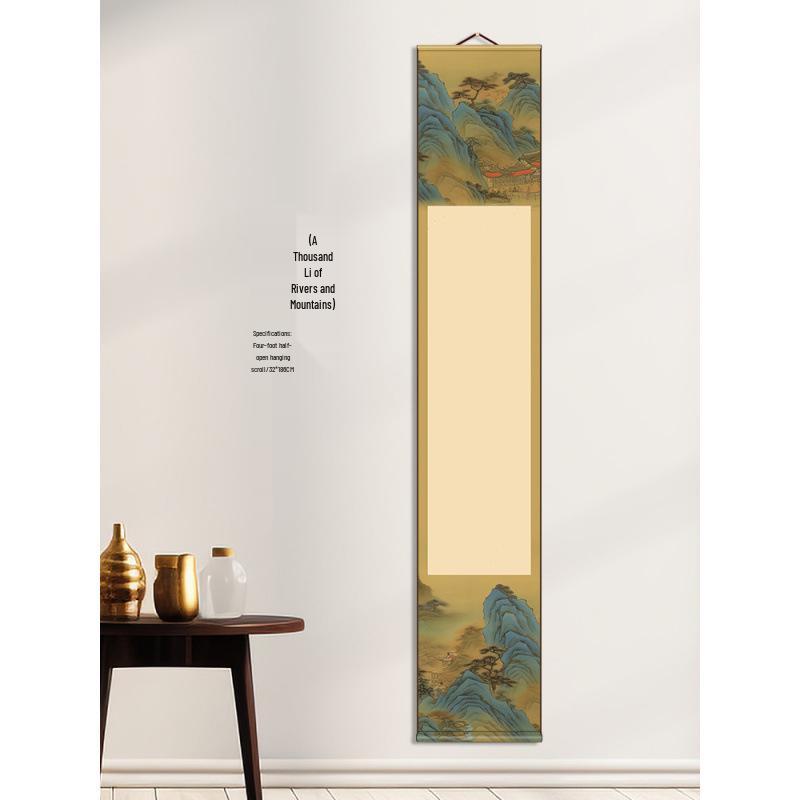 Blank Xuan Paper Scroll for Calligraphy and Painting - Zen Thousand Miles Hanging