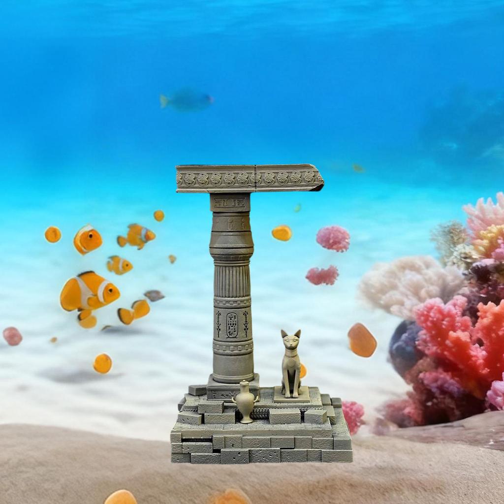 Statue As Aquarium Decoration, Decorative And Creative Landscaping, Resin Sculpture for Aquariums