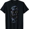 Schwarzer Panther spaziert für Liebende Tier Leopard & Jaguar T-Shirt